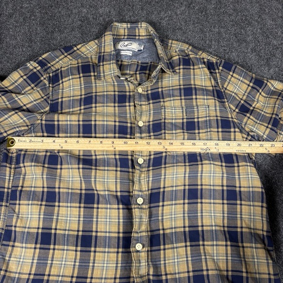 2 Grayers Men's Large Button Up Short Sleeve Plaid Shirts 100% Cotton Clueless - Picture 6 of 10
